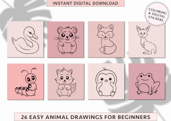 Cute Animal Drawings