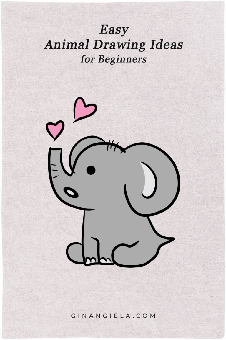 26 Easy Animal Drawing Ideas For Beginners