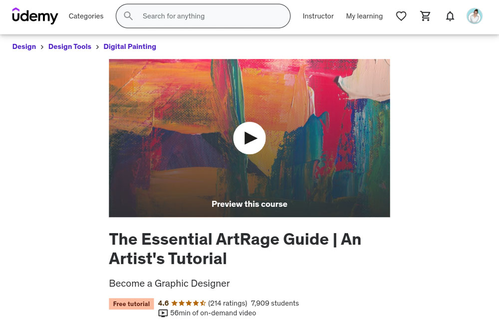 Essential ArtRage Guide (Udemy)