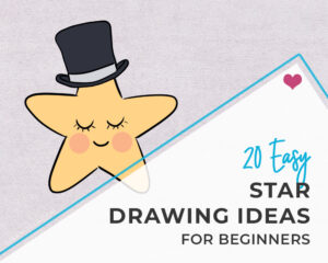 Easy star drawing ideas for beginners