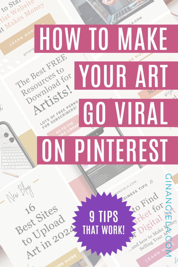 How to make your art go viral on Pinterest (Pin)