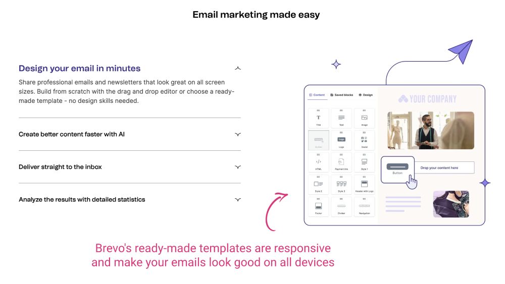 Brevo ready-made email templates