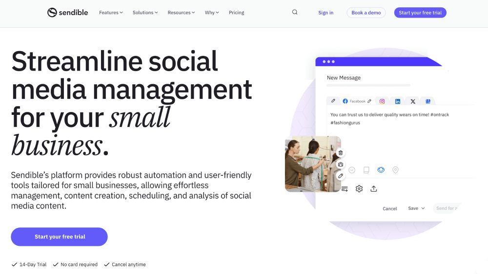 Sendible social media management for artists