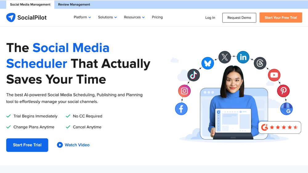 SocialPilot is the best social media scheduler for artists that actually saves time