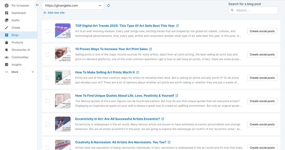 Tailwind helps artists grow on Pinterest
