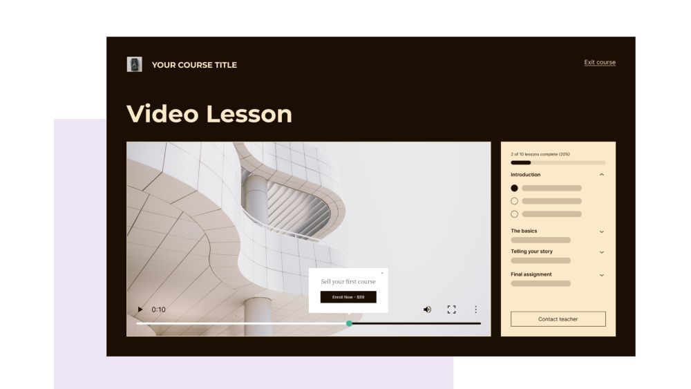 Sensei LMS e learning system for WordPress