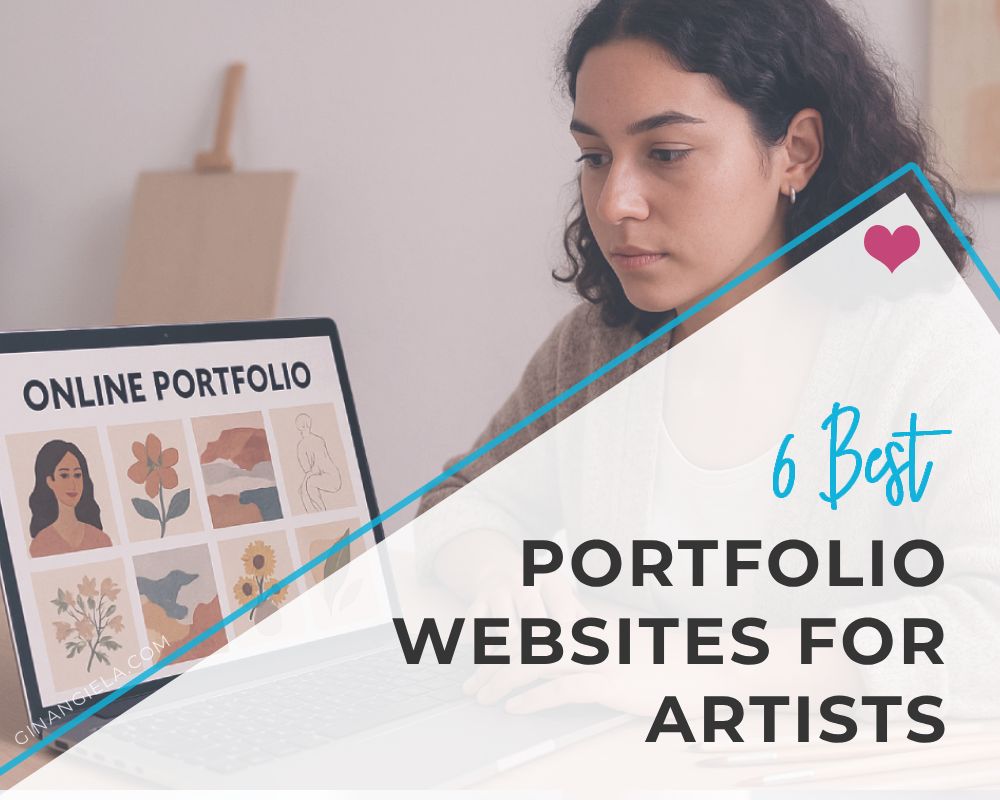 What website do artists use for portfolios?