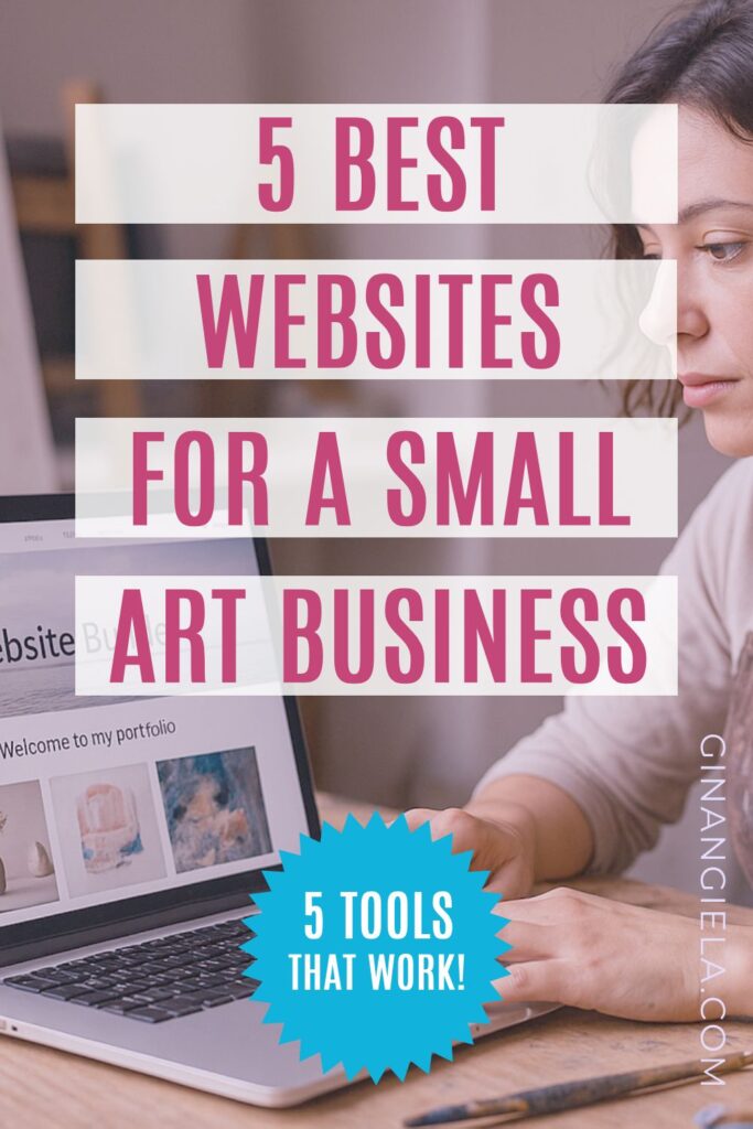best website builders for a small art business