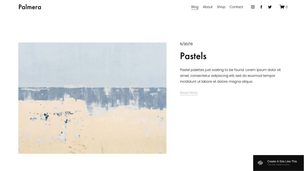 Squarespace blogging