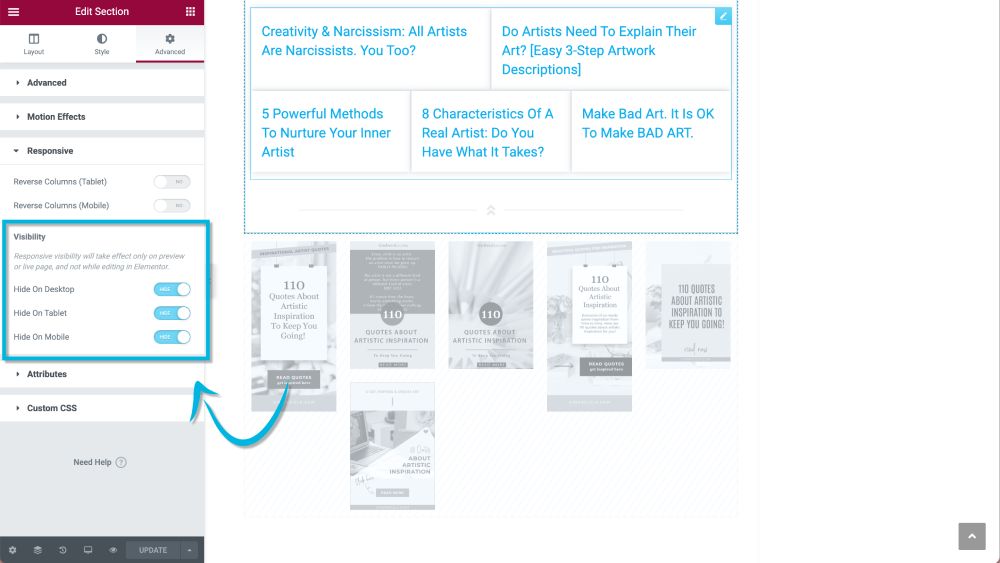Squarespace vs WordPress hiding pins in WordPress