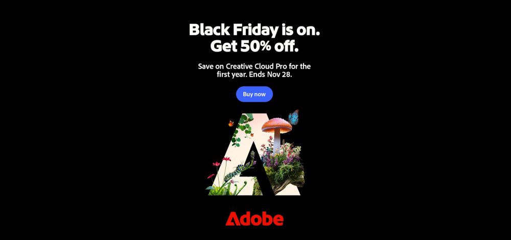 Adobe Creative Cloud Black Friday Deal for Artists