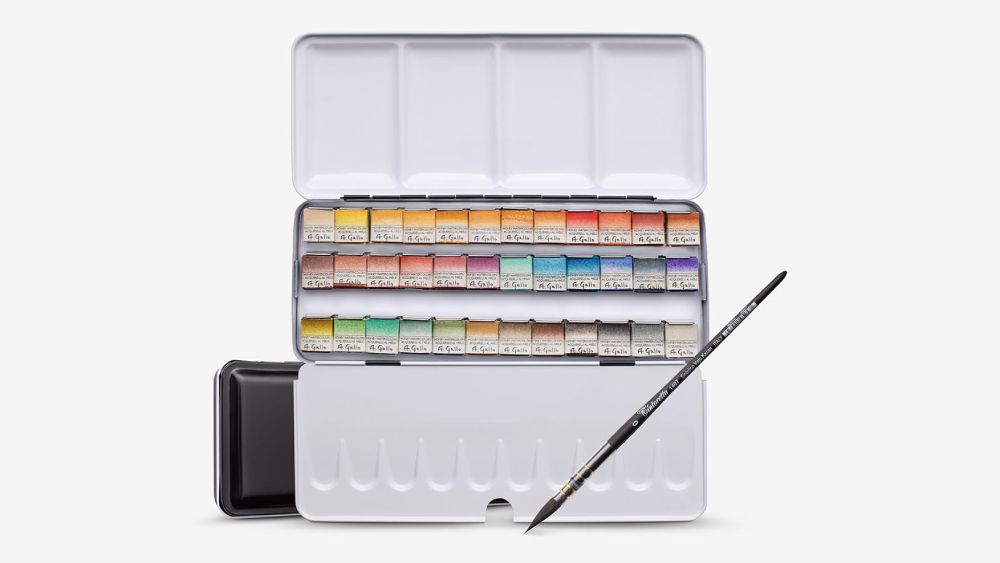 A watercolor paint set is a fantastic Christmas gift idea for an artsy person.