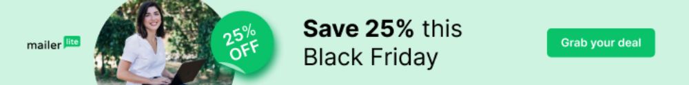 MailerLite black friday