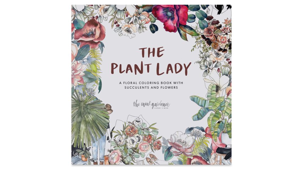 Plant Lady Floral Coloring Book (DickBlick)