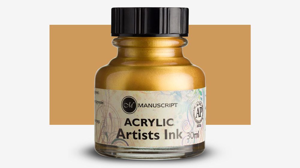 Dip Pen Acrylic Ink Gold