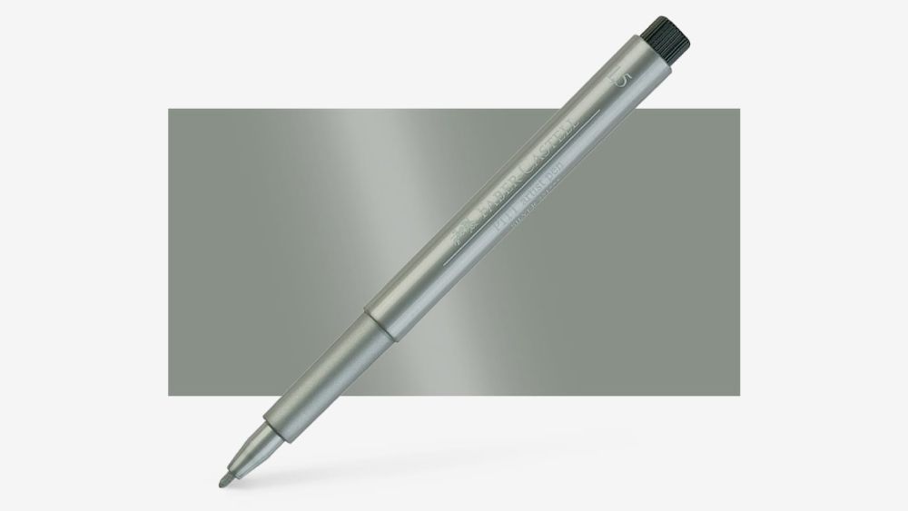 Faber Castell Artist Pen Silver