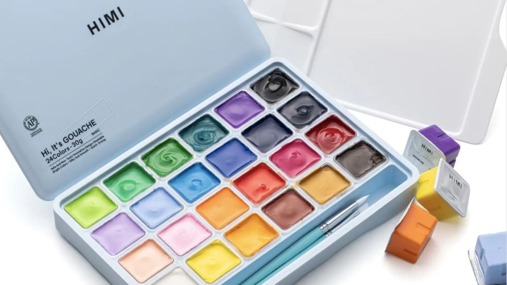 Guoache paint set by YanaStudioAU on etsy