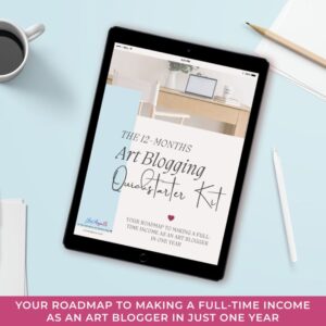 12-Month Art Blogging Quickstarter Kit