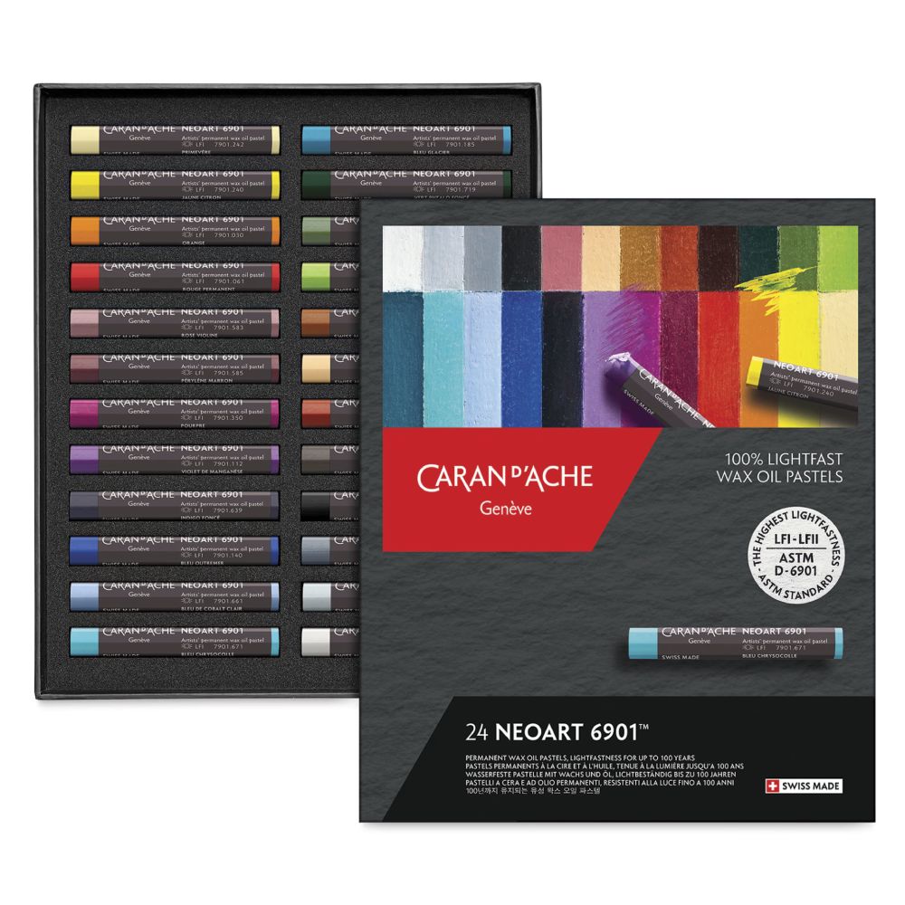 Caran d’Ache Wax Oil Pastels