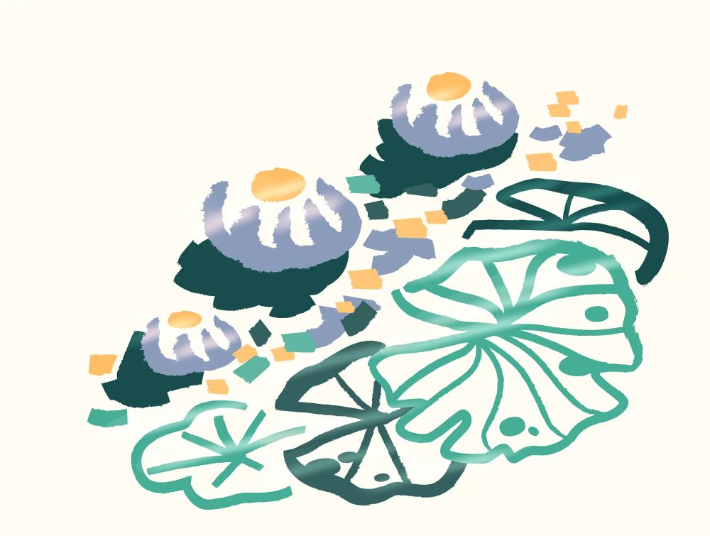 In 2026, we'll be seeing more botanical-inspired digital art trending.