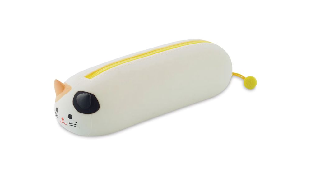 PuniLabo Lying Down Zipper Pouch Calico Cat