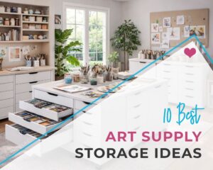 Art supply storage ideas