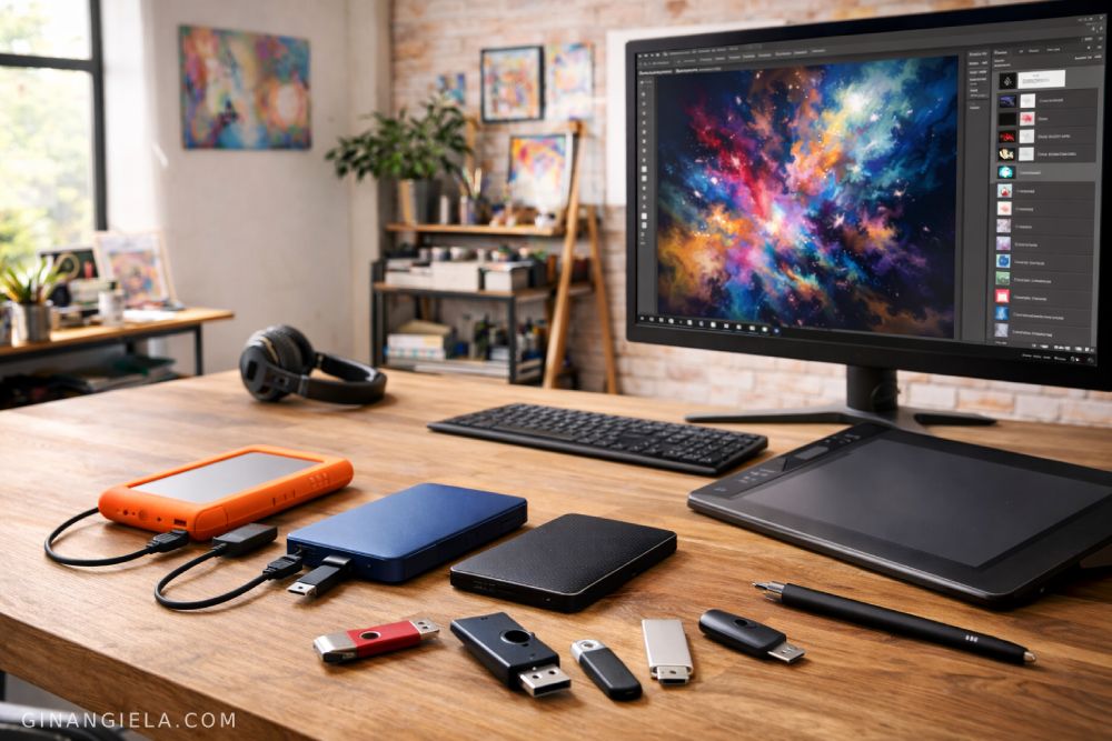 Storage disks for digital art