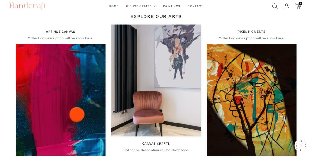 Clay is a beautiful all-purpose theme for artists.