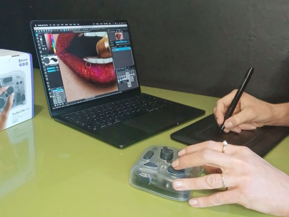 The biggest challenge was getting used to an entirely new input method.