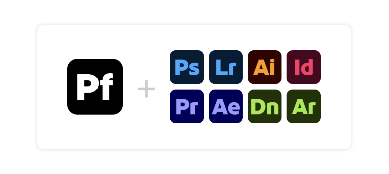 Being part of Adobe's ecosystem, its portfolio integrates with a wide range of apps.