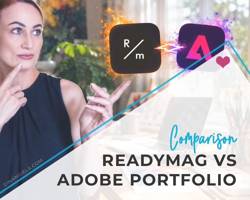 Readymag vs Adobe Portfolio best platform for artist portfolio