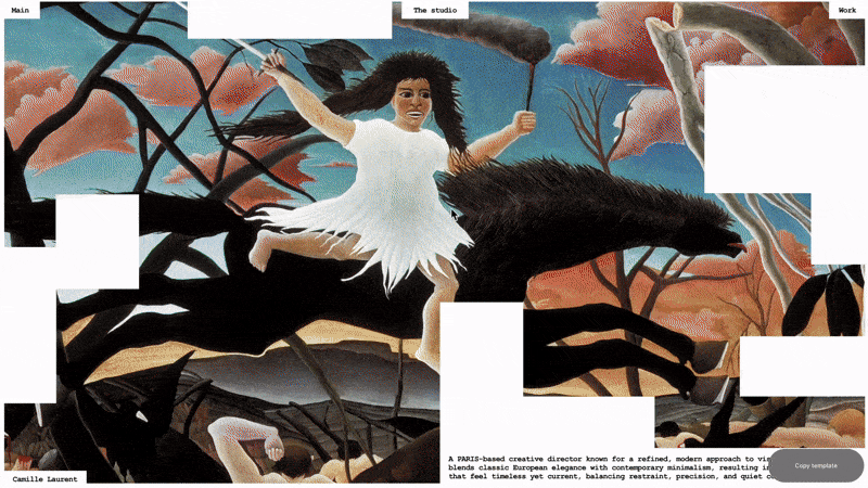 I found some of Readymag's templates extremely confusing, definitely not putting your work in the best light.